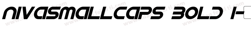 Nivasmallcaps Bold I字体转换
